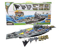 Deals 33 Inch Aircraft Carrier With Soldiers Jets Military Vehicles (18 Fighter Jets) - Farm and Construction Play Edition