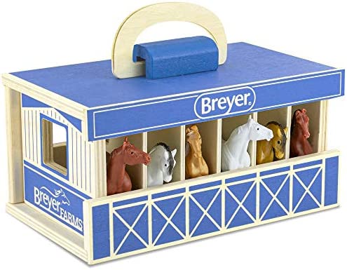 Top 10 Horses Unicorn Magic Wooden Stable Playset With 6 Unicorns 6 Piece Playset 6 Stablemates Unicorns Included 6 H X 9 L X 2.5 D 1:32 Scale Model 59218 Multicolo - Farm and Construction Play Edition