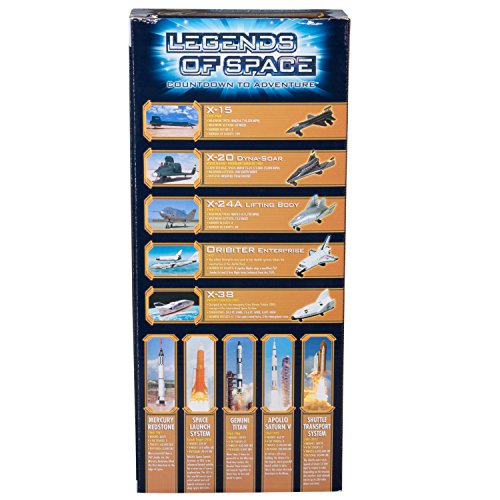 Legends Of Space : Countdown To Adventure – History Of American Space Flight 10 Piece Set - Space Exploration Play Edition