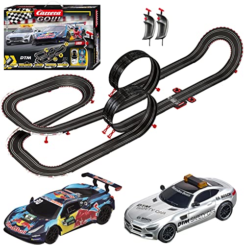 Wholesale GO 62543 DTM Power Run Electric Powered Slot Car Racing Kids Toy Race Track Set Includes 2 Hand Controllers And 2 DTM Cars In 1:43 Scal - Track and Vehicle Play Edition