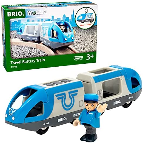 Cheap RIO World – 33506 Travel Battery Train 3 Piece Train Toy For Kids Ages 3 And Up - Railway-Themed Play Edition