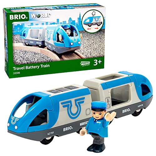 Cheap RIO World – 33506 Travel Battery Train 3 Piece Train Toy For Kids Ages 3 And Up - Railway-Themed Play Edition