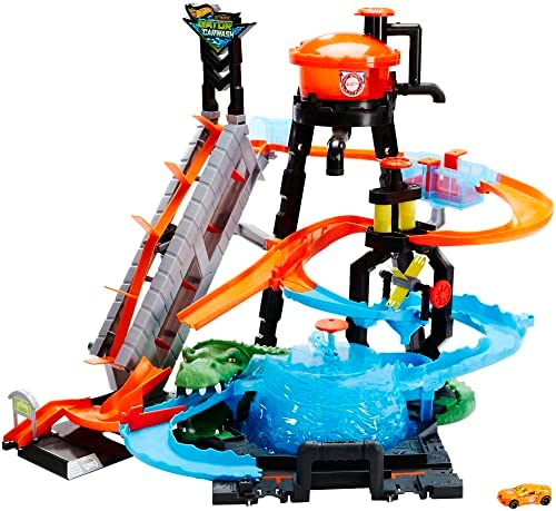 Color Shifters Sharkport Showdown Amazon Exclusive - Track and Vehicle Play Edition
