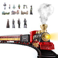 Cheap Train Sets With Steam Locomotive Engine Cargo Car And Tracks Battery Powered Play Set Toy W/ Smoke Light & Sounds For Kids Boys & Girls 3 4 5 6 7 Years Old - Railway-Themed Play Edition