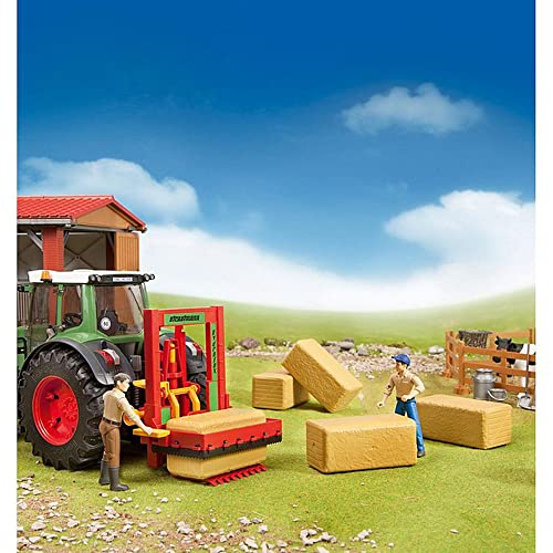 4 Block Hay Bales - Track and Vehicle Play Edition