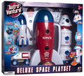 Stro Venture Deluxe Space Playset Toy – Space Shuttle Space Station & Capsule Space Rover & Rocket W/Lights And Sound – Space Toys For Boys And Girls - Space Exploration Play Edition