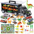 Dinosaur Toys For Kids 3-5 Dinosaur Truck Carrier Transport Truck Dinosaurs Toys For Boys And Girls 3 4 5 6 Years Old With Dino Eggs 23 Pcs Kids Toys Dinosaur - Track and Vehicle Play Edition