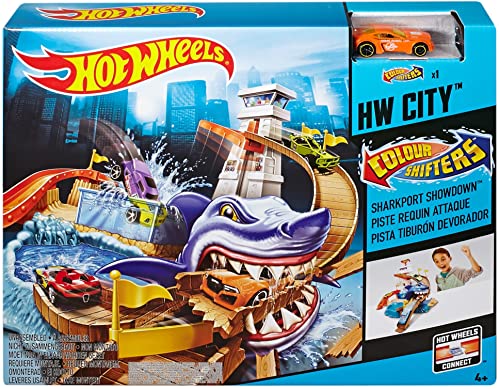 Color Shifters Sharkport Showdown Amazon Exclusive - Track and Vehicle Play Edition