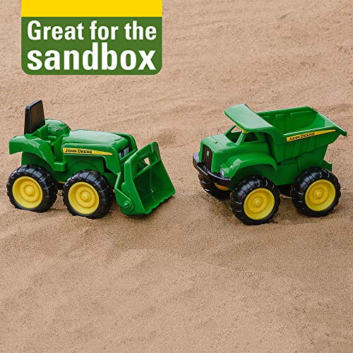 Sandbox Vehicle Set — Includes Dump Truck Toy And Tractor Toy With Loader — Girl And Boy Toys — Ages 18 Months And Up — 6 Inch — 2 Count - Farm and Construction Play Edition